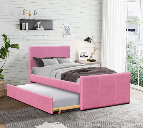 Lit Mezzanine Enfant Étoile – Solution Gain de Place avec Bureau et Armoire