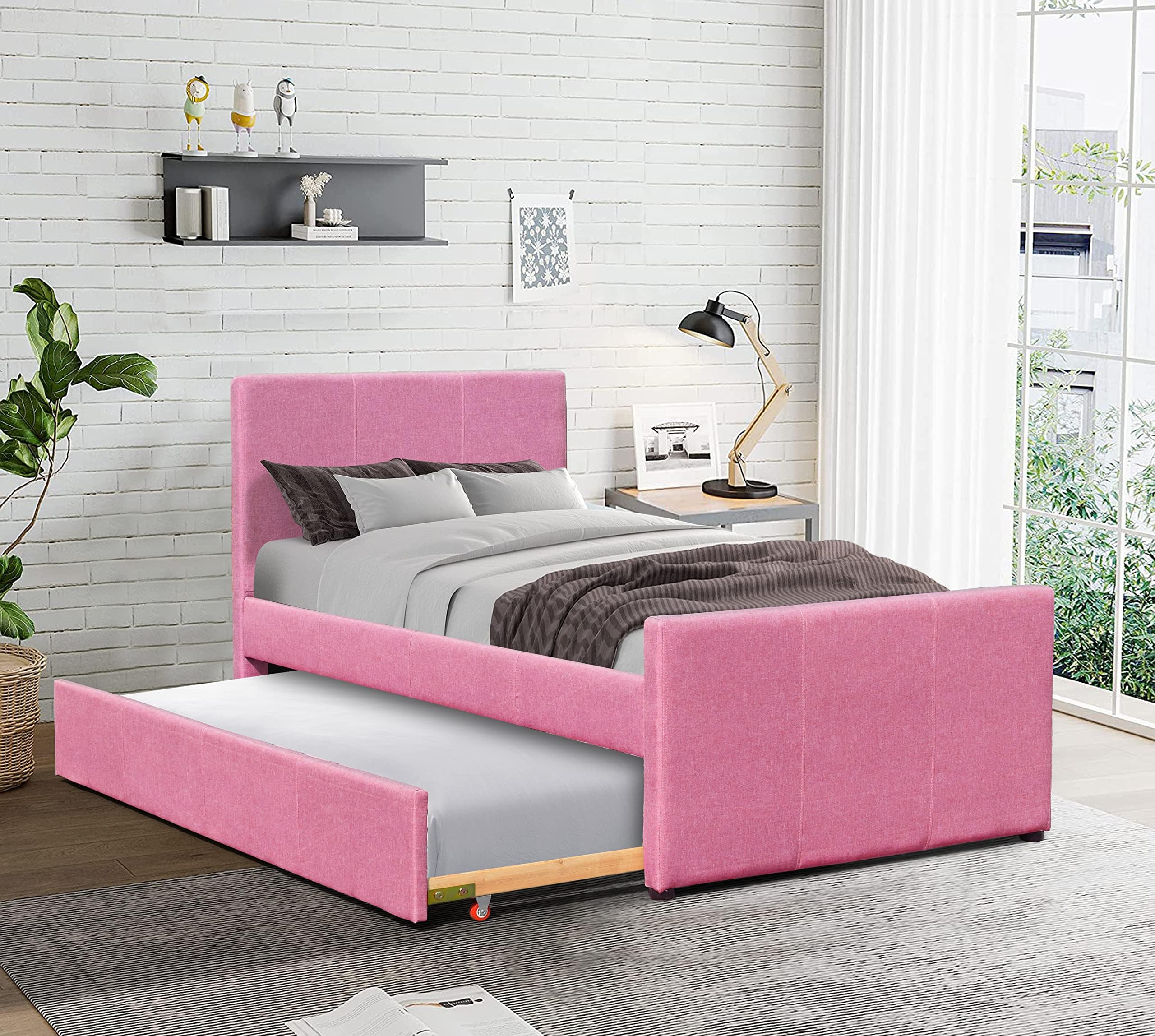 Lit Mezzanine Enfant Étoile – Solution Gain de Place avec Bureau et Armoire