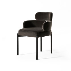 Chaise Alison – Raffinement Moderne et Confort Enveloppant
