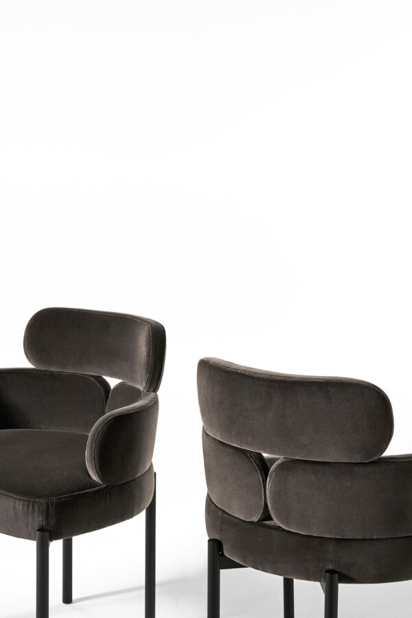 Chaise Alison – Raffinement Moderne et Confort Enveloppant – Image 3