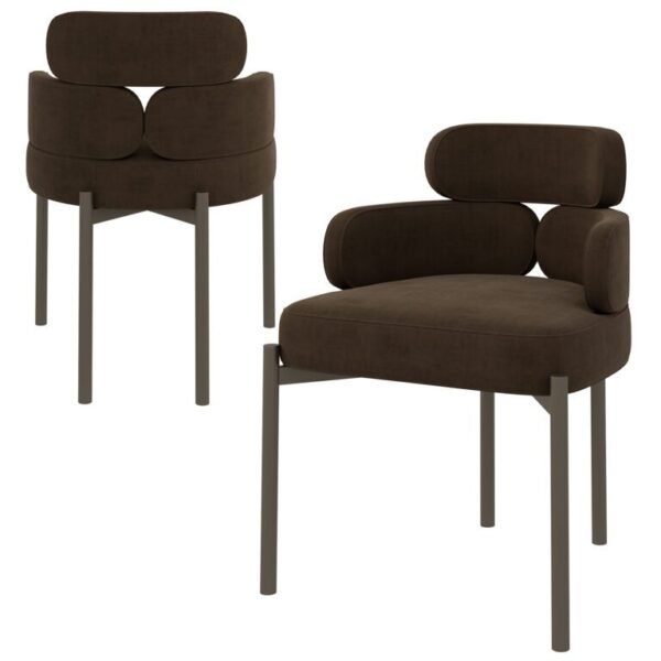 Chaise Alison – Raffinement Moderne et Confort Enveloppant – Image 2