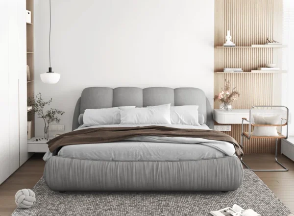 chambre a coucher moderne - lit maroc