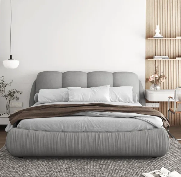 chambre a coucher moderne - lit maroc
